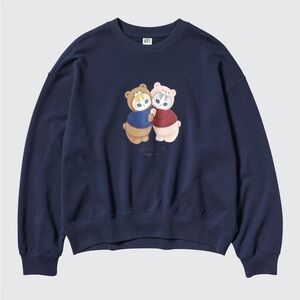 Uniqlo Mofusand Sweater in Navy Blue